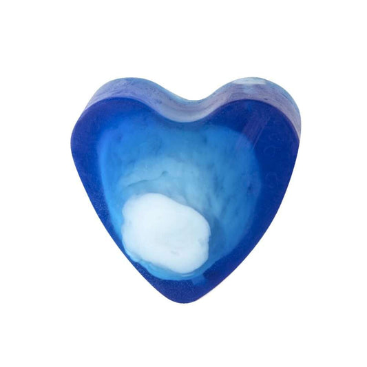 Savon glycérine cœur Blue sensation 85 g