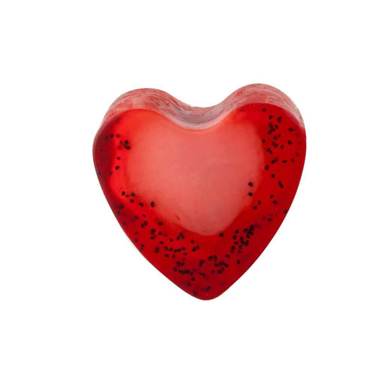 Savon glycérine cœur Fraise 85 g