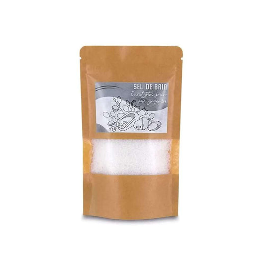 Sels de bain blanc – Eucalyptus, Gingembre et Poivre Noir 250 g