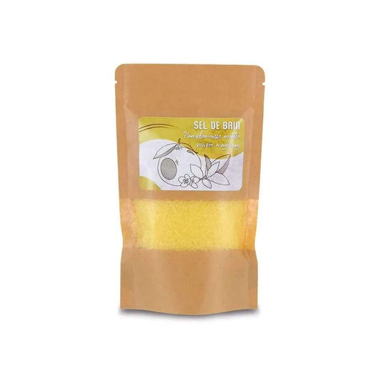 Sels de bain jaune – Pamplemousse, Menthe Poivrée et MayChang 250 g