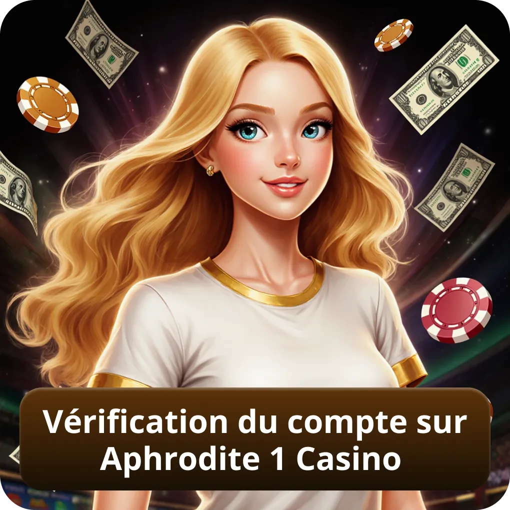 Vérification du compte sur Aphrodite 1 Casino