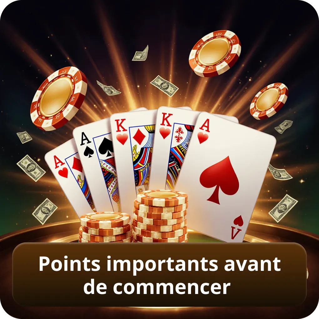Points importants avant de commencer