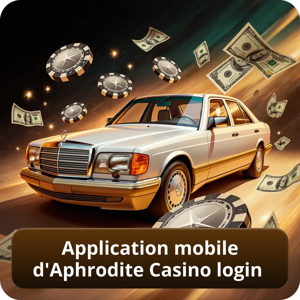 Application mobile d'Aphrodite Casino login
